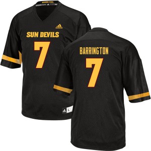 Men Arizona State Sun Devils Beau Barrington #7 Black Official Jerseys 299671-624