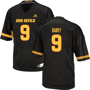 Men Arizona State Sun Devils Grayson Barry #9 Embroidery Black Jersey 161702-469