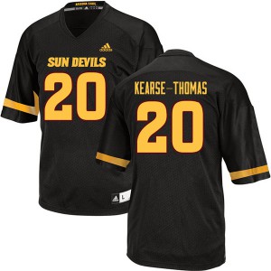 Mens Arizona State Sun Devils Khaylan Kearse-Thomas #20 College Black Jerseys 214419-524