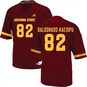 Men Arizona State Sun Devils Tyerell Baldonado-Kaeiopu #82 Player Maroon Jerseys 818876-294