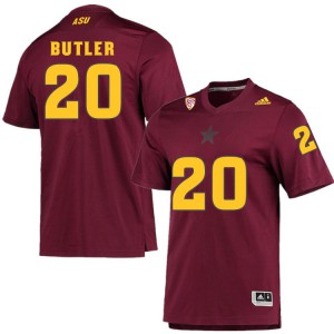 Men's Arizona State Sun Devils Darien Butler #20 Maroon College Jerseys 929591-366