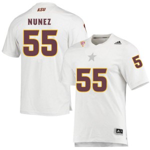 Mens Arizona State Sun Devils Jacob Nunez #55 Player White Jerseys 822944-528