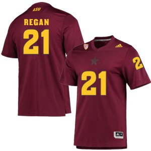 Men Arizona State Sun Devils RJ Regan #21 Alumni Maroon Jerseys 105285-411