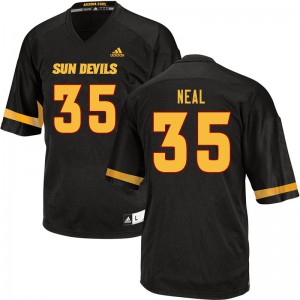 Men Arizona State Sun Devils Devin Neal #35 Black Stitch Jersey 430448-550