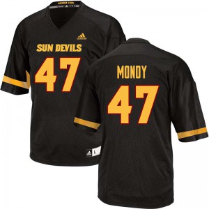 Men Arizona State Sun Devils Loren Mondy #47 Black Stitch Jersey 110217-331