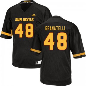 Men's Arizona State Sun Devils Vincenzo Granatelli #48 Black Player Jersey 569895-654