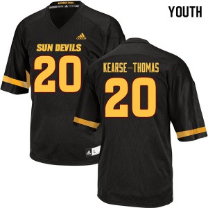 Youth Arizona State Sun Devils Khaylan Kearse-Thomas #20 NCAA Black Jerseys 897955-220