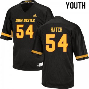 Youth Arizona State Sun Devils Case Hatch #54 Black High School Jerseys 624429-302