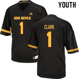 Youth Arizona State Sun Devils Jordan Clark #1 Black Player Jersey 232673-793