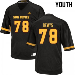 Youth Arizona State Sun Devils Roman DeWys #78 Black High School Jerseys 853782-257