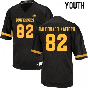 Youth Arizona State Sun Devils Tyerell Baldonado-Kaeiopu #82 Black Football Jersey 904993-245