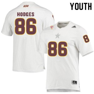 Youth Arizona State Sun Devils Curtis Hodges #86 White Football Jersey 897144-308