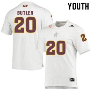 Youth Arizona State Sun Devils Darien Butler #20 White Alumni Jerseys 708635-327