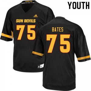 Youth Arizona State Sun Devils Alijah Bates #75 Black NCAA Jersey 847854-604