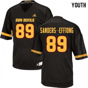 Youth Arizona State Sun Devils Daniel Sanders-Effiong #89 Black Stitch Jerseys 202068-729