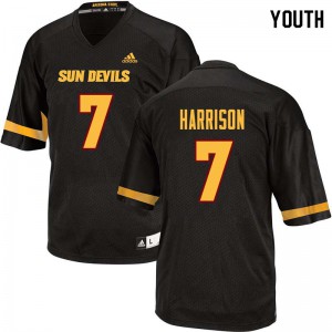 Youth Arizona State Sun Devils Dominique Harrison #7 Official Black Jersey 528370-198