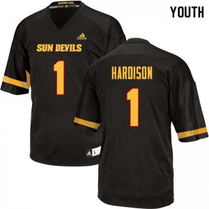Youth Arizona State Sun Devils Marcus Hardison #1 Black High School Jerseys 195268-598