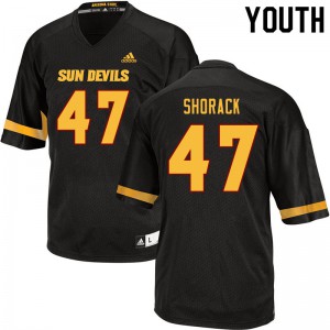Youth Arizona State Sun Devils Thomas Shorack #47 Alumni Black Jersey 473263-863