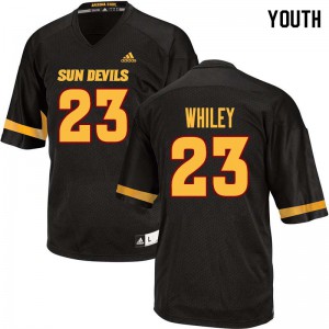 Youth Arizona State Sun Devils Tyler Whiley #23 Embroidery Black Jersey 800867-919